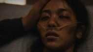 A still of Jin Hee-jeong in Hellbound Season 2 Ep. 6 (Image via Netflix)